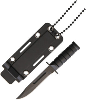 ABKT Tac Neck Knife Black (2.25″)