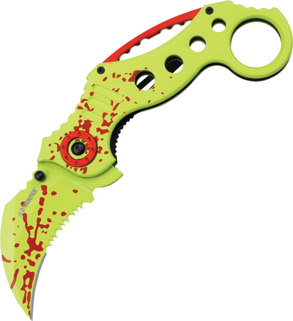 Z-Hunter Karambit A/O Linerlock Yellow (2.88&Quot;) Z-Hunter Karambit A/O Linerlock Yellow (2.88")
