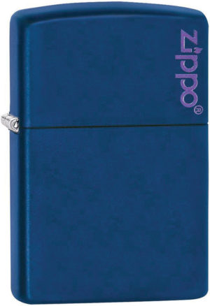 Zippo Logo Navy Matte