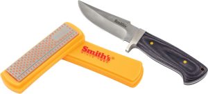 Smith’s Sharpeners Fixed Blade and Stone Combo (4″)