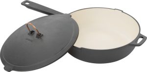 Barebones Living Enamel Lined Cast Iron Skillet (4.75″)
