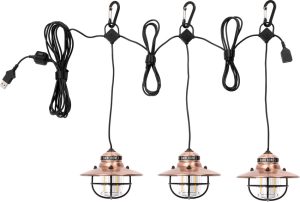 Barebones Living Edison String Lights Copper