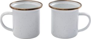 Barebones Living Enamel Espresso Cup Eggshell