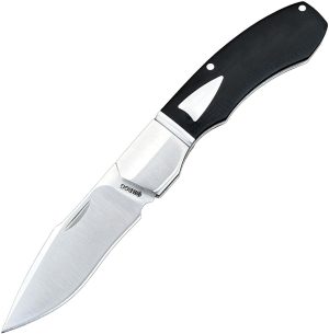Begg Knives Recurve Slip Joint Black G10 (2.88″)