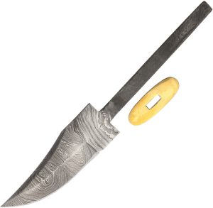 Knifemaking Knife Blade Damascus Short (4″)