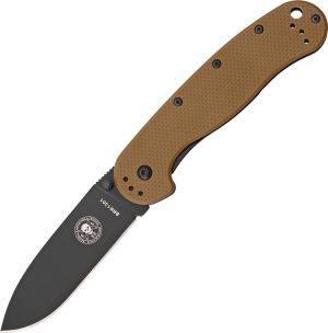 BRK Designed by ESEE Avispa Coyote Brown Black (3.5″)