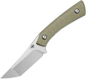 Bestech Knives STEP Fixed Blade Green (3.19″)