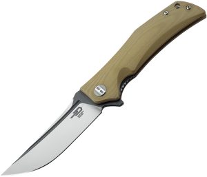 Bestech Knives Scimitar G10 Linerlock Beige (3.75″)