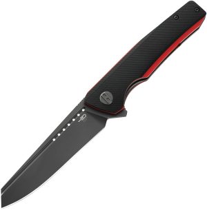 Bestech Knives Slyther Linerlock Black/Red (3.63″)