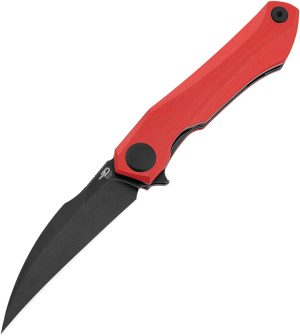 Bestech Knives Ivy Linerlock Red/Blk (3″)