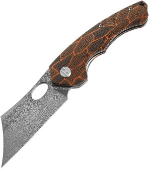 Bestech Knives Skirmish Linerlock Damascus (3.25″)