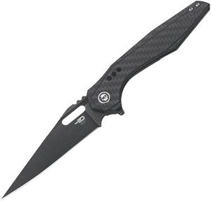 Bestech Knives Malware Framelock CF Black (3.88″)