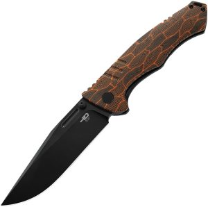 Bestech Knives Keen II Framelock Black/Org (4.13″)