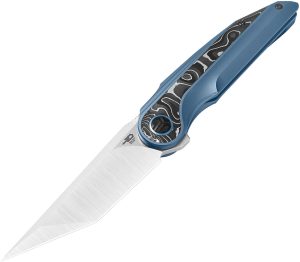Bestech Knives Blind Fury Framelock Blue (3.63″)