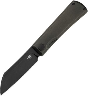 Bestech Knives Bruv Framelock Black Ti (3″)