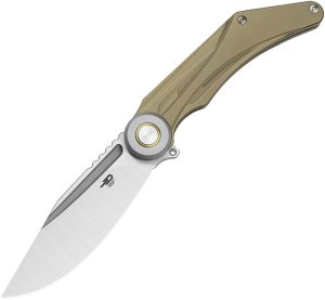 Bestech Knives Seraph Framelock Ti Bronze (3.63″)
