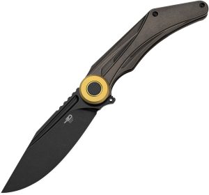 Bestech Knives Seraph Framelock Ti Blk/Brz (3.63″)