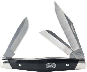 Buck Stockman Black Nickel Silver