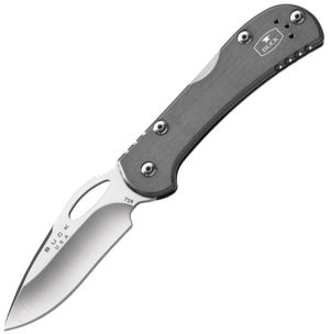 Buck Mini SpitFire Lockback Gray (2.75″)