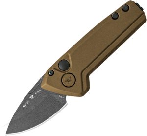 Buck Auto Mini Deploy Burnt Bronze (2″)