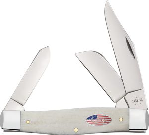 Case Cutlery Lg Stockman Natural Bone