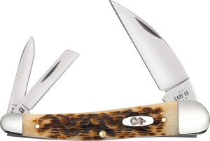 Case Cutlery Seahorse Whittler Amber Bone