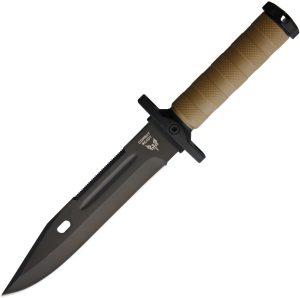Combat Ready Fixed Blade Desert Tan Handle (8.25″)