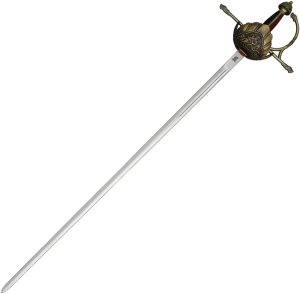 Art Gladius Musketeer Sword Brass (35.5″)