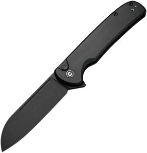 Civivi Chevalier Button Lock Blk (3.5″)