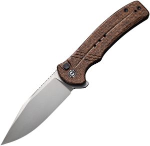 Civivi Cogent Button Lock Brown (3.5″)