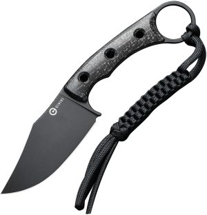 Civivi Midwatch Fixed Blade Black (3.38″)