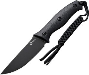 Civivi Stormridge Fixed Blade Black (4″)