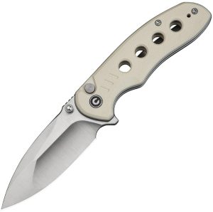 Civivi Triptych Button Lock Ivory (3″)