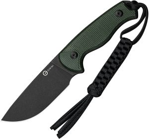 Civivi Timberbark Fixed Blade Grn (3.25″)