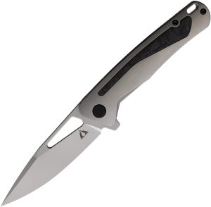 CMB Made Knives Spear Framelock Gray CF (3.75″)