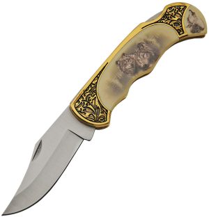 China Made Wolf Lockback (3.5″)