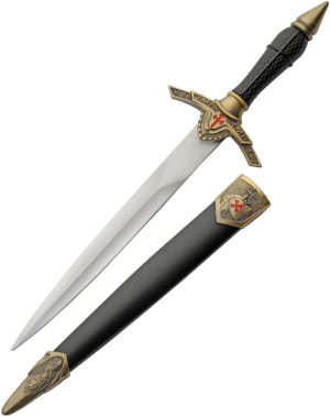China Made Armor Dagger Gold (8.5″)