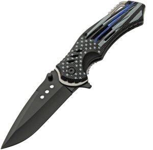 Rite Edge Police Flag Linerlock A/O (3.5″)