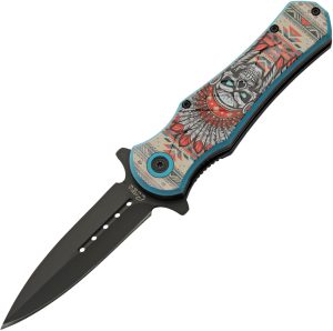 Rite Edge Headdress Linerlock A/O Skull (3.5″)