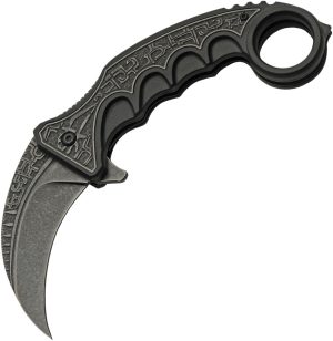 Rite Edge Gothic Karambit Linerlock Blk (3.25″)