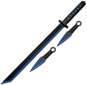 Rite Edge Ninja Sword Thrower Set Blue (19″)