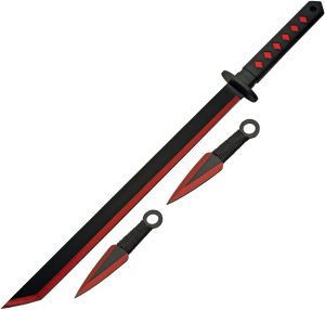 Rite Edge Ninja Sword Thrower Set Red (19″)