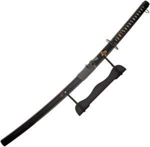 Rite Edge Oni Katana with Wood Stand (30″)