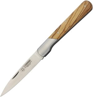 Cudeman Olive Wood Folder (3.5″)