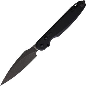 Daggerr Knives Parrot Button Lock Black (4.75″)