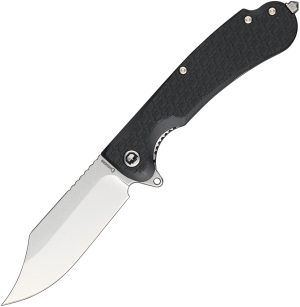 Daggerr Knives Powie Linerlock Black SW (3.25″)