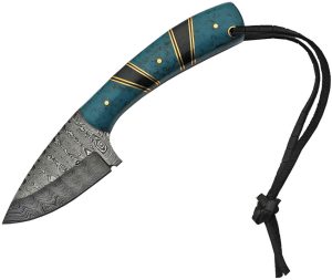 Damascus Hunter Turquoise (3″)
