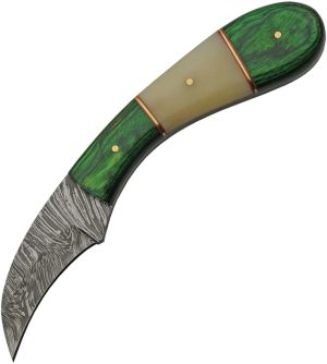 Damascus Hook Hunter Green (2.5″)