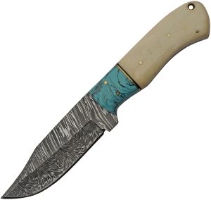 Damascus Hunter Bone (4.75″)