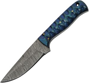 Damascus Exotic Hunter Blue (4″)